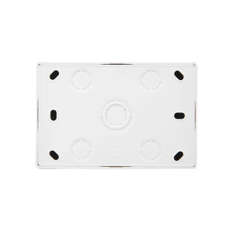 Розетка 2-я без/с закрытый корпус белый 752-0200-128B LETO Lezard