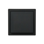 Выключатель 1-ый накладной черный 752-4200-100 LETO Lezard