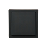 Выключатель 1-ый накладной черный 752-4200-100 LETO Lezard