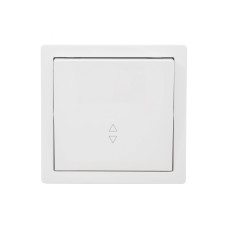 Выключатель 1-й накладной проходной белый 752-0200-105 LETO Lezard