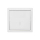Выключатель 1-й накладной проходной белый 752-0200-105 LETO Lezard