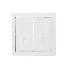 Выключатель 2-ой проходной белый 752-0200-106 LETO Lezard