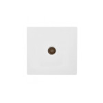 Розетка ТВ проходная накладная белый 752-0200-129 LETO Lezard