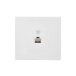 Розетка телефонная накладная евро белый 752-0200-137 LETO Lezard