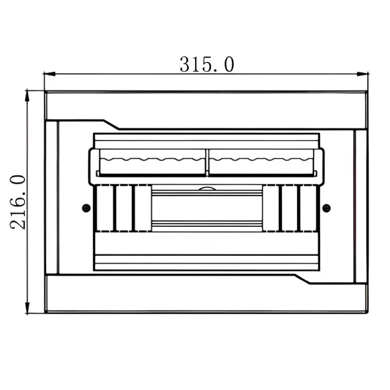 Бокс под автоматы LEZARD 12 модулей наружный монтаж 730-2000-012