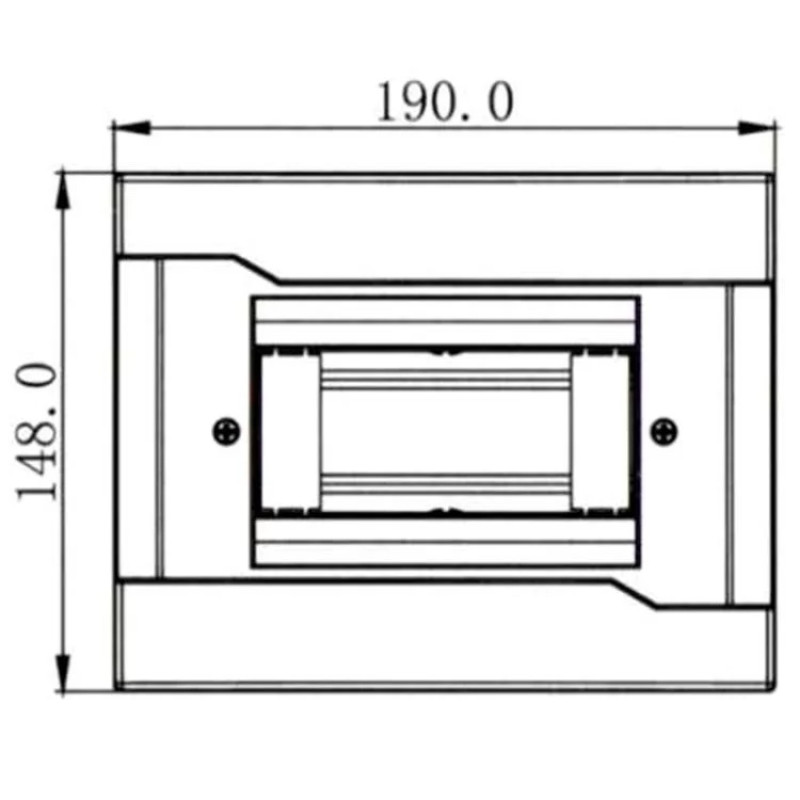 Бокс під автомати LEZARD 6 модулів внутрішній монтаж 730-1000-006