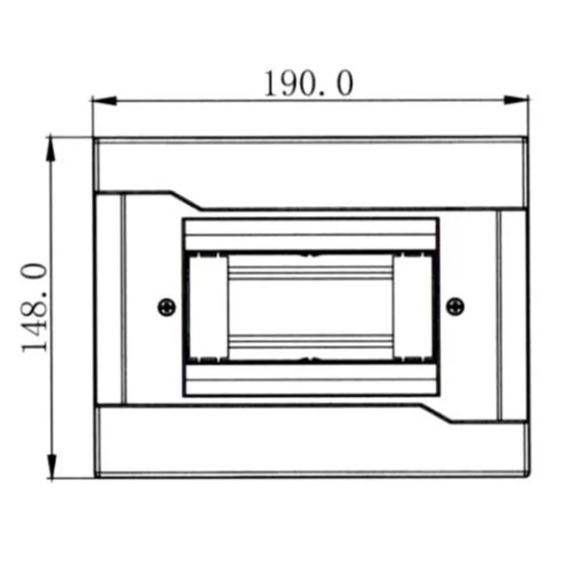 Бокс под автоматы LEZARD 6 модулей наружный монтаж 730-2000-006