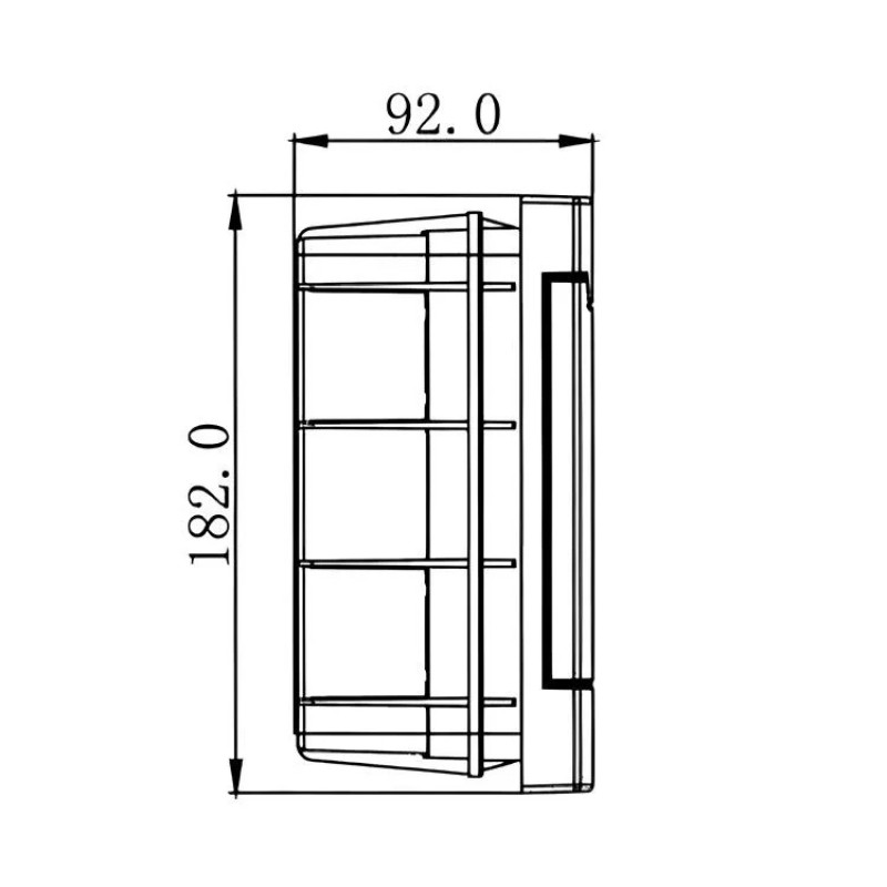 Бокс під автомати LEZARD 8 модулів внутрішній монтаж 730-1000-008