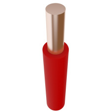 Провод монтажный медный ЗЗКМ ПВ-1 1х2,5 мм² красный 1м 704958