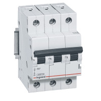 Модульный автоматический выключатель Legrand 4,5кА 6А 3п C RX3 (419705)