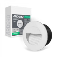 Лестничный светодиодный накладной светильник Ardero DH1020ARD 3Вт 3000K белый 80676