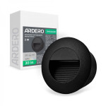 Лестничный светодиодный накладной светильник Ardero DH1020ARD 3Вт 3000K черный 80677