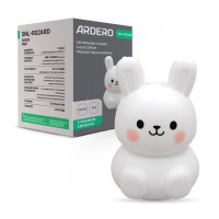 Светильник ночник Ardero SNL-R02ARD белый зайчик RGB 80672