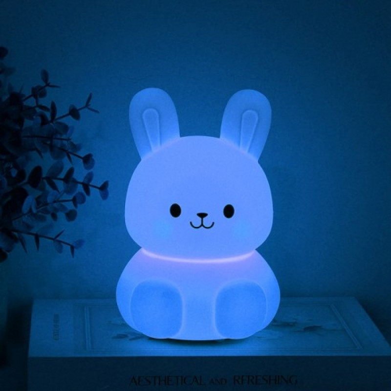 Светильник ночник Ardero SNL-R02ARD белый зайчик RGB 80672