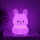 Светильник ночник Ardero SNL-R02ARD белый зайчик RGB 80672
