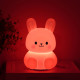Светильник ночник Ardero SNL-R02ARD белый зайчик RGB 80672