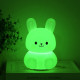 Светильник ночник Ardero SNL-R02ARD белый зайчик RGB 80672