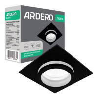 Встраиваемый точечный светильник Ardero DL2816 под лампу черный 80655