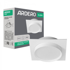 Встраиваемый точечный светильник Ardero DL2818 под лампу белый 80662