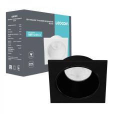 Встраиваемый точечный светильник Ledcoin DL0395 под лампу черный (80659)