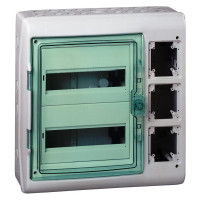 Щиток навесной универсальный Kaedra IP65 24мод 2х12+3 отв. из интерф Schneider Electric 13991