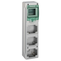 Щиток навісний універсальний Kaedra IP65 4мод + 3 отвори Schneider Electric 13177