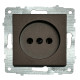 Розетка одинарная б/з OVIVO Grano моко (600-000319-215)