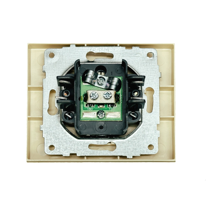 Розетка проходная телевизионная OVIVO Grano крем (400-020300-224)