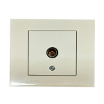 Розетка проходная телевизионная OVIVO Grano крем (400-020300-224)