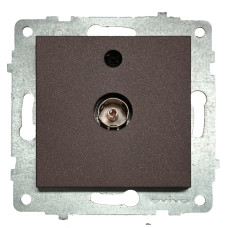 Розетка проходная телевизионная OVIVO Grano мокко (600-000319-224)