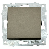 Выключатель одноклавишный OVIVO Grano антрацит (600-000213-200)