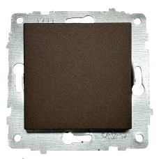 Выключатель одноклавишный OVIVO Grano мокко (600-000219-200)