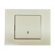Выключатель проходной одноклавишный OVIVO Grano крем (400-020200-209)