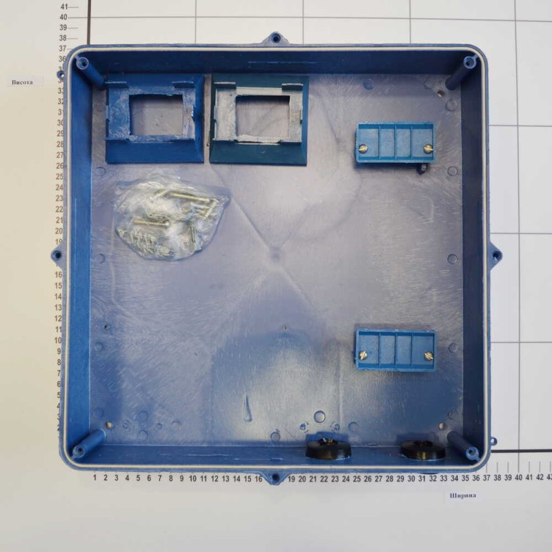 Коробка під трифазний лічильник КДЕ-У (глибока)