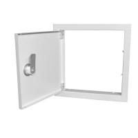 Дверца металлическая BILMAX 200х200+замок (Б00014460)