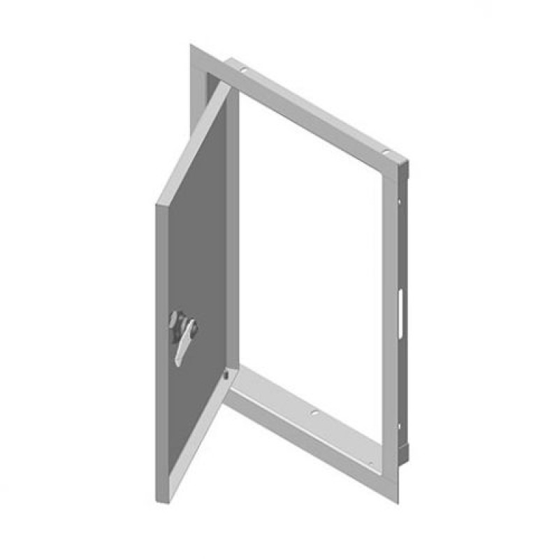 Дверца металлическая BILMAX 300х300+замок (Б00014465)