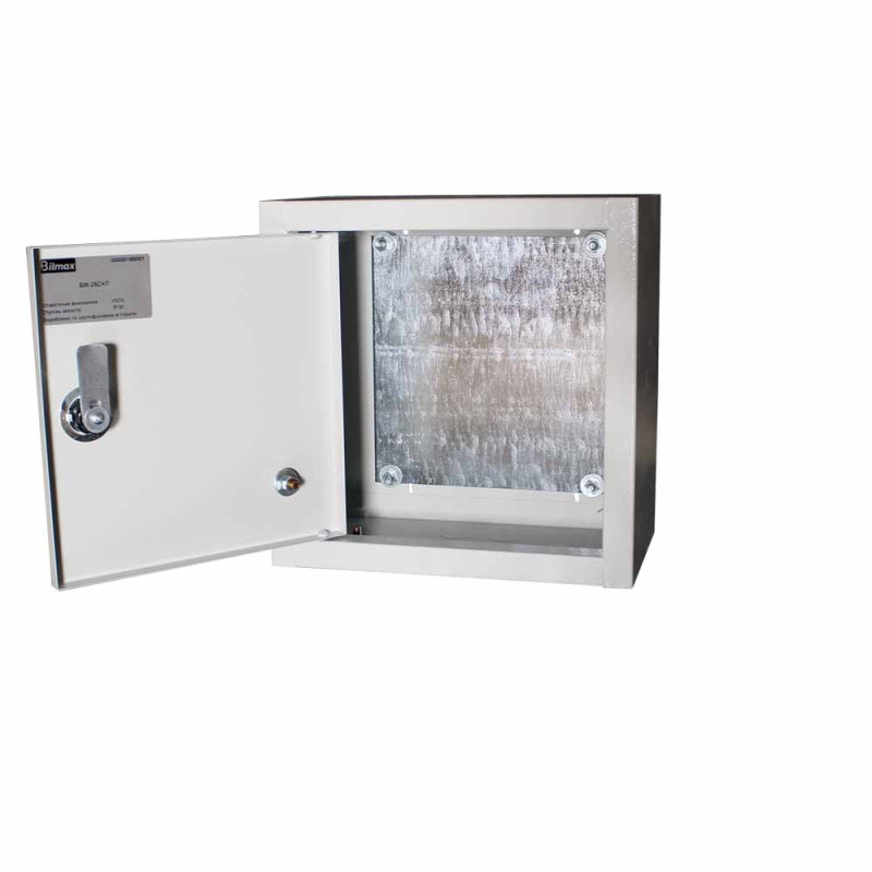 Бокс металлический навесной монтажный Билмакс БМ- 25 С (250х250х140) + панель IP31 (Б00012665)