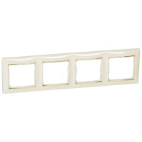Рамка четверна горизонтальна Слонова кістка/Золото Valena Legrand (774154)