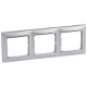 Рамка тройная Алюминий/Серебро Valena Legrand (770353)
