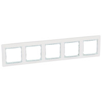 Рамка пятерная Белый/Кристалл Valena Legrand (774465)