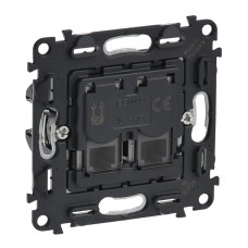 Розетка двойная RJ11 Valena IN'MATIC (ALLURE, LIFE) Legrand (753039)