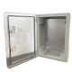 Бокс монтажный пластиковый СКИМ 350х250х150 с панелью IP65 прозрачная дверка С0702002