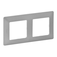 Рамка 2-постовая Valena Life алюминий, Legrand (754132)