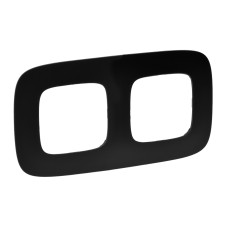 Рамка 2 посты Матовый черный Valena ALLURE Legrand (754402)