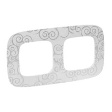 Рамка 2 посты Нарцисс Хром Valena ALLURE Legrand (754342)