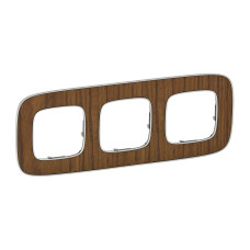 Рамка 3 посты Орех Valena ALLURE Legrand (754463)