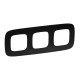 Рамка 3 посты Матовый черный Valena ALLURE Legrand (754403)