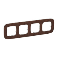 Рамка 4 посты Кожа Valena ALLURE Legrand (754454)