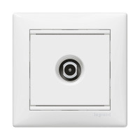 Розетка TV проходная белая Valena Legrand (774431)