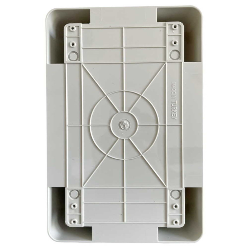 Бокс монтажный пластиковый СКИМ 300х400хх170 с панелью IP65 прозрачная дверка С10702008